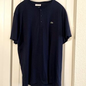 LACOSTE Men’s Pima Cotton Reg Fit Short Sleeve Top XXL